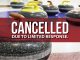 curling rock with cancelled on it